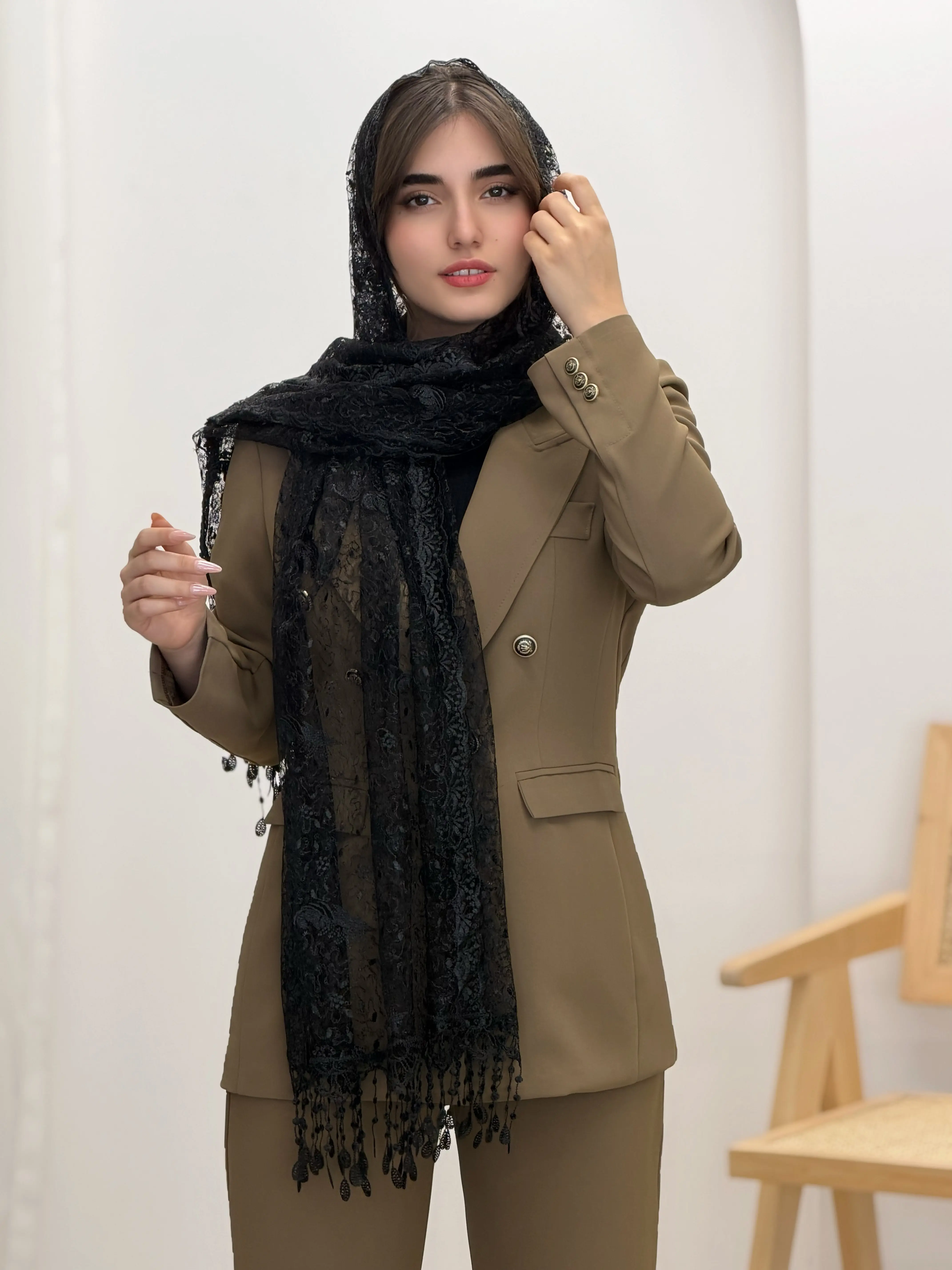 6568-شال وارداتی هلما